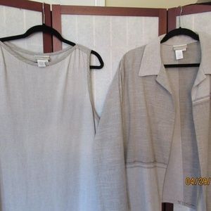 COLDWATER CREEK WOMANS PLUS SIZE DRESS/JACKET 2X